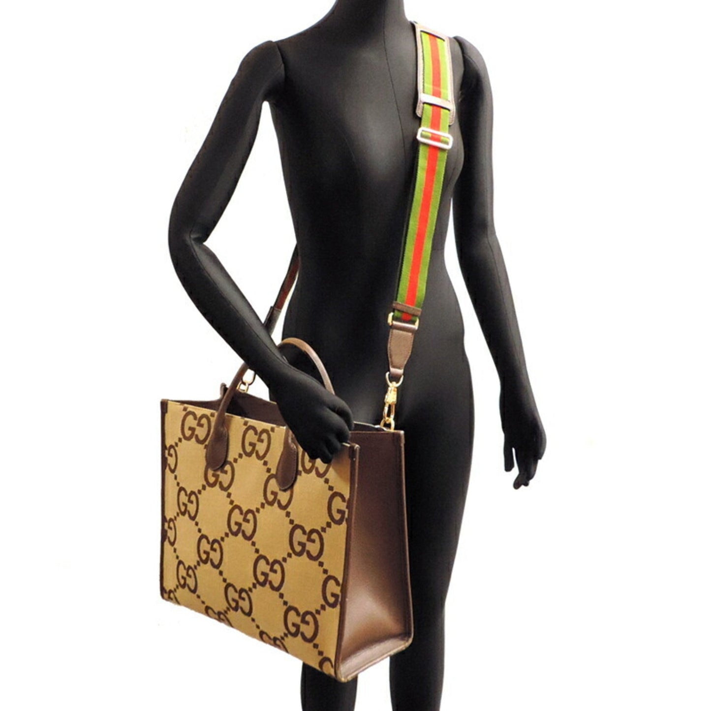 Gucci Beige Leather Tote Bag ()