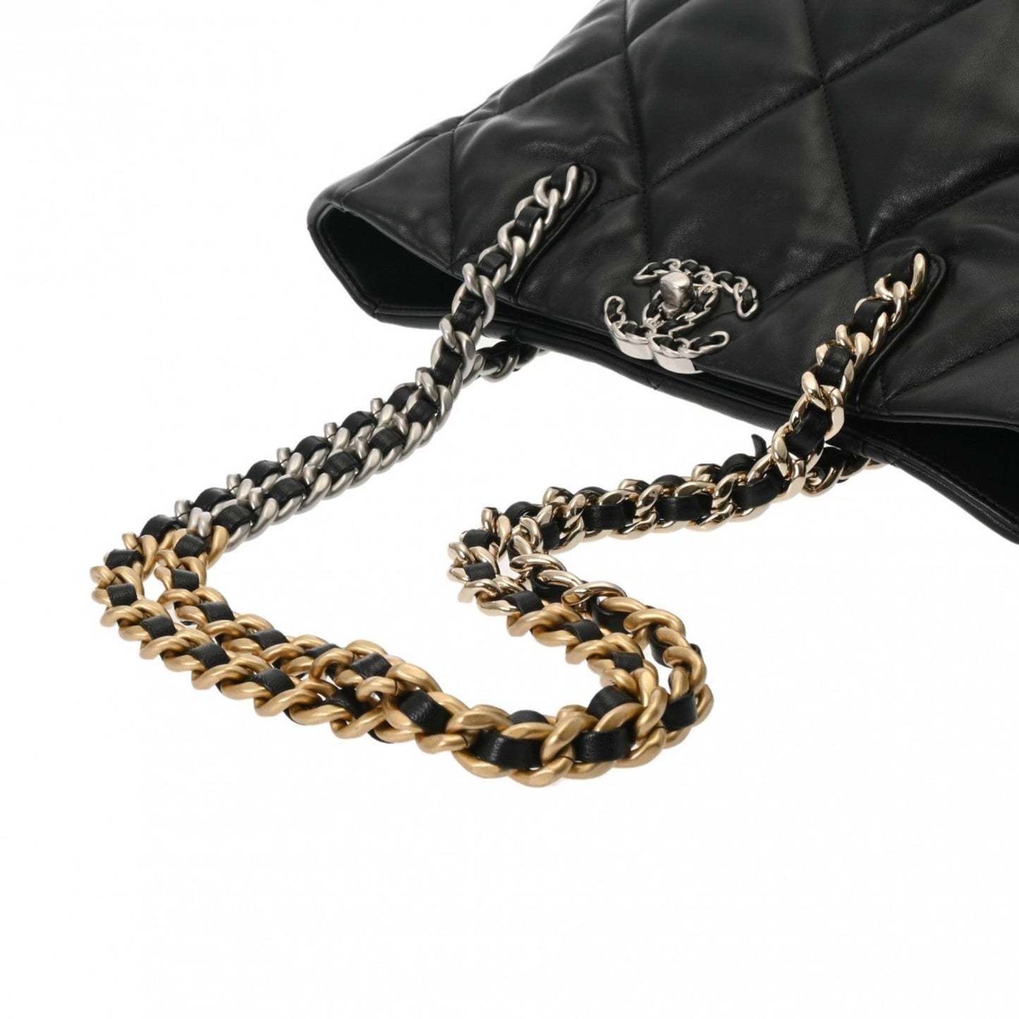 Chanel Black Leather Tote Bag ()