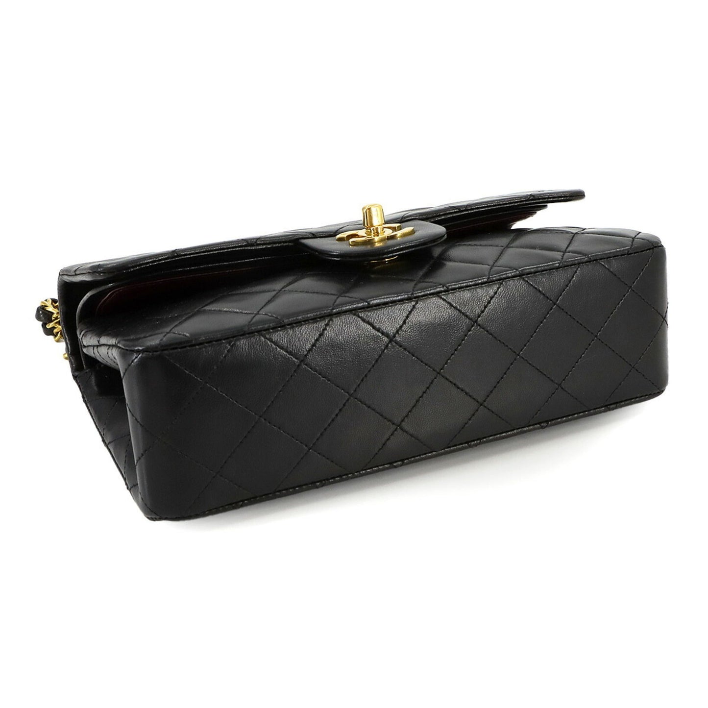 Chanel Black Leather Shoulder Bag ()