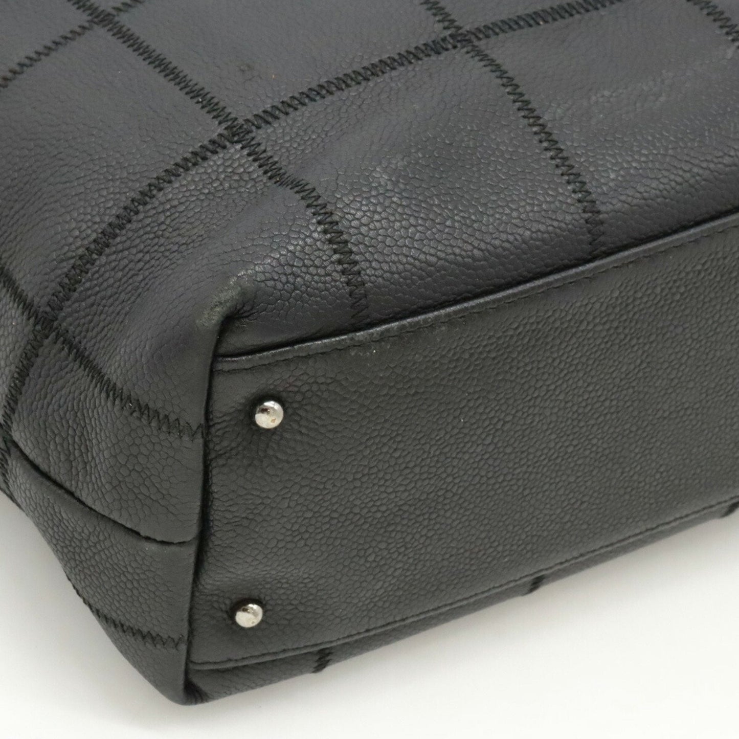 Chanel Black Leather Tote Bag ()