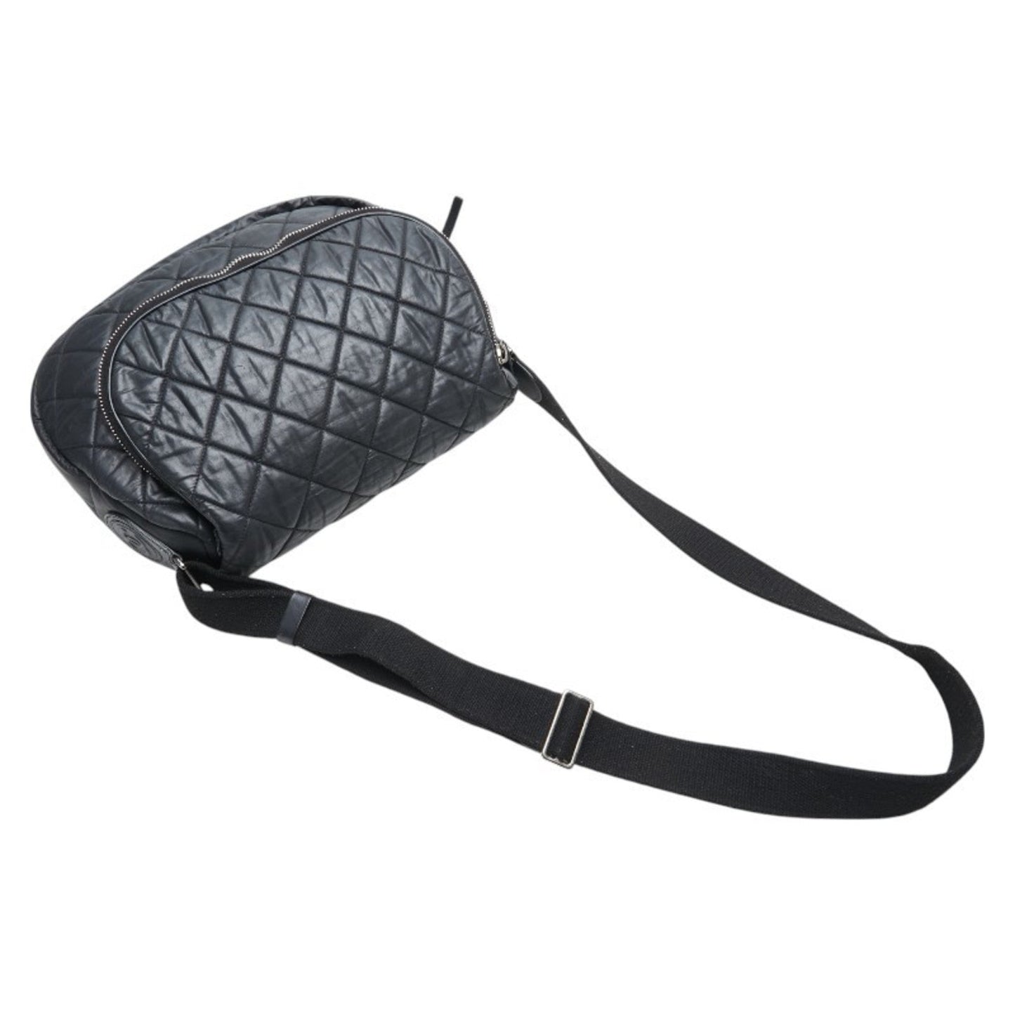 Chanel Black Leather Shoulder Bag ()