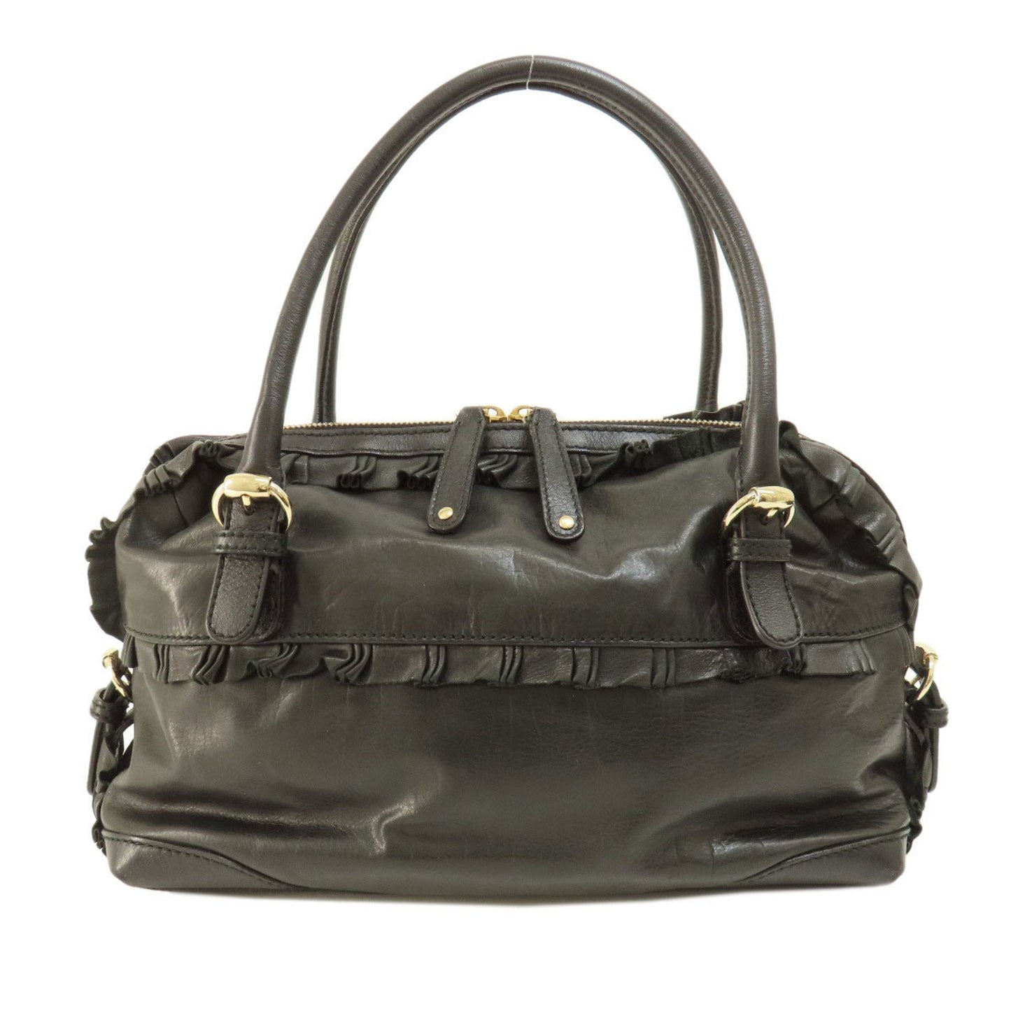 Gucci Black Leather Handbag ()