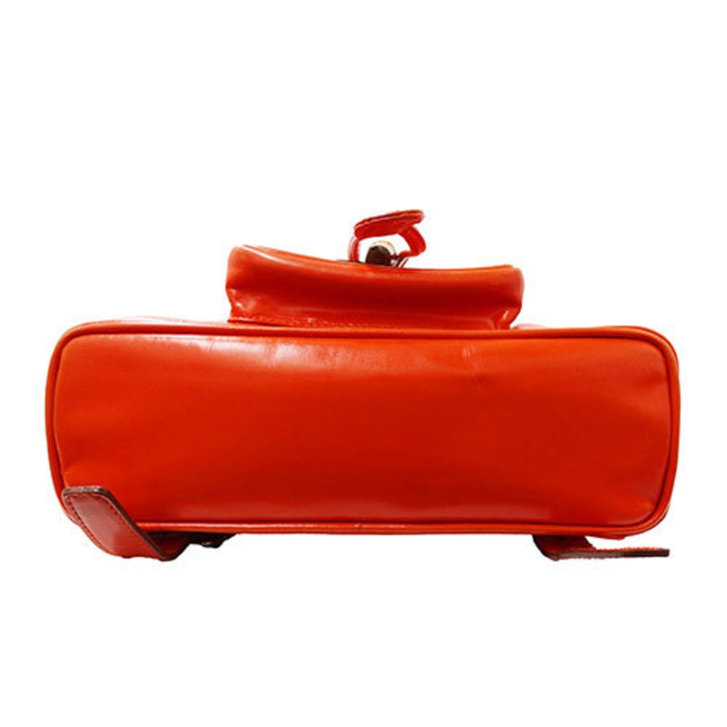 Gucci Orange Leather Backpack ()