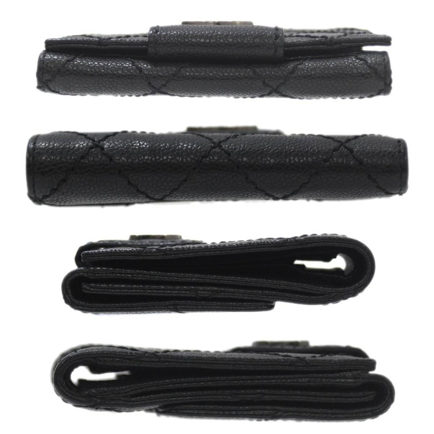 Chanel Black Wallet (Tri-Fold) ()