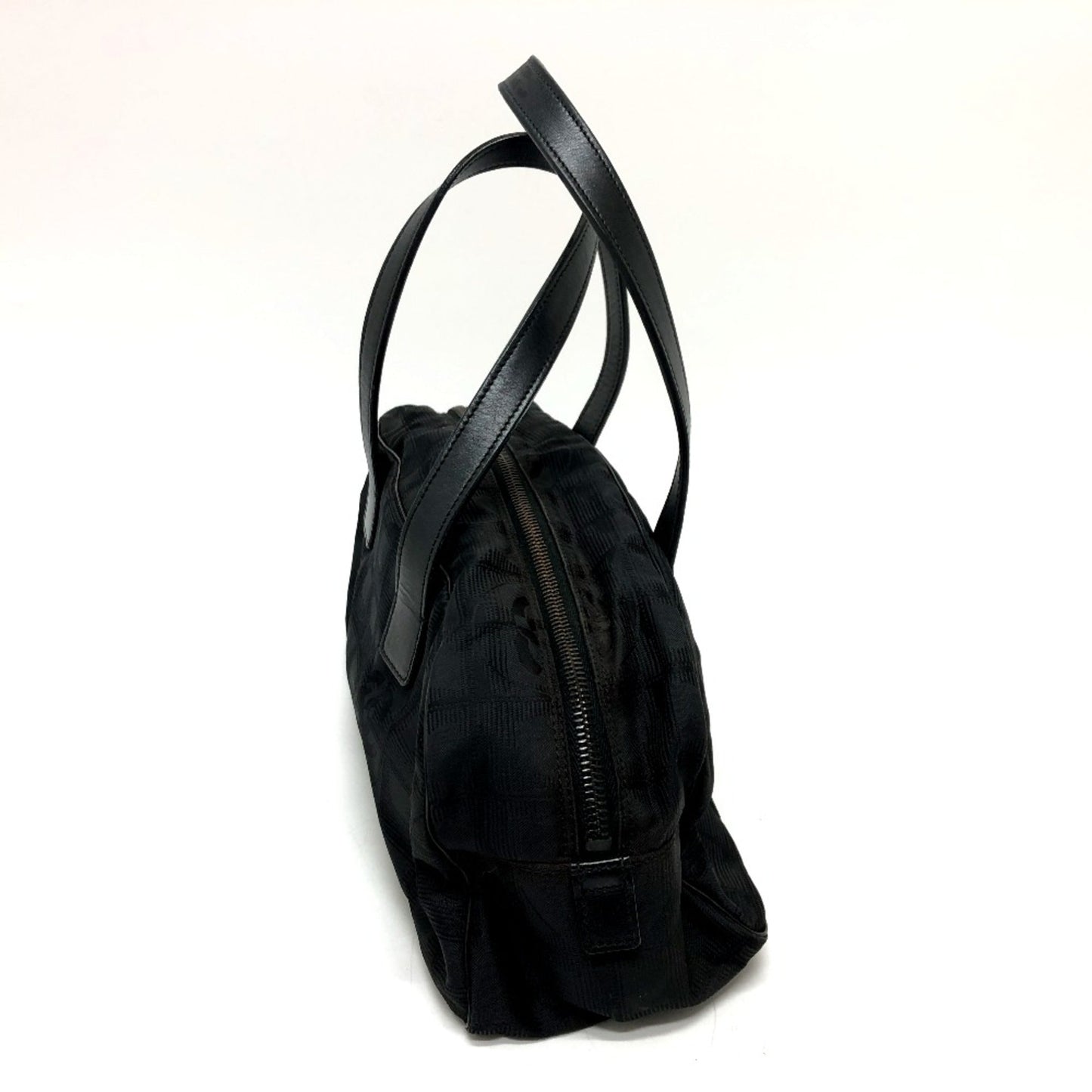 Chanel Black Leather Boston Bag ()