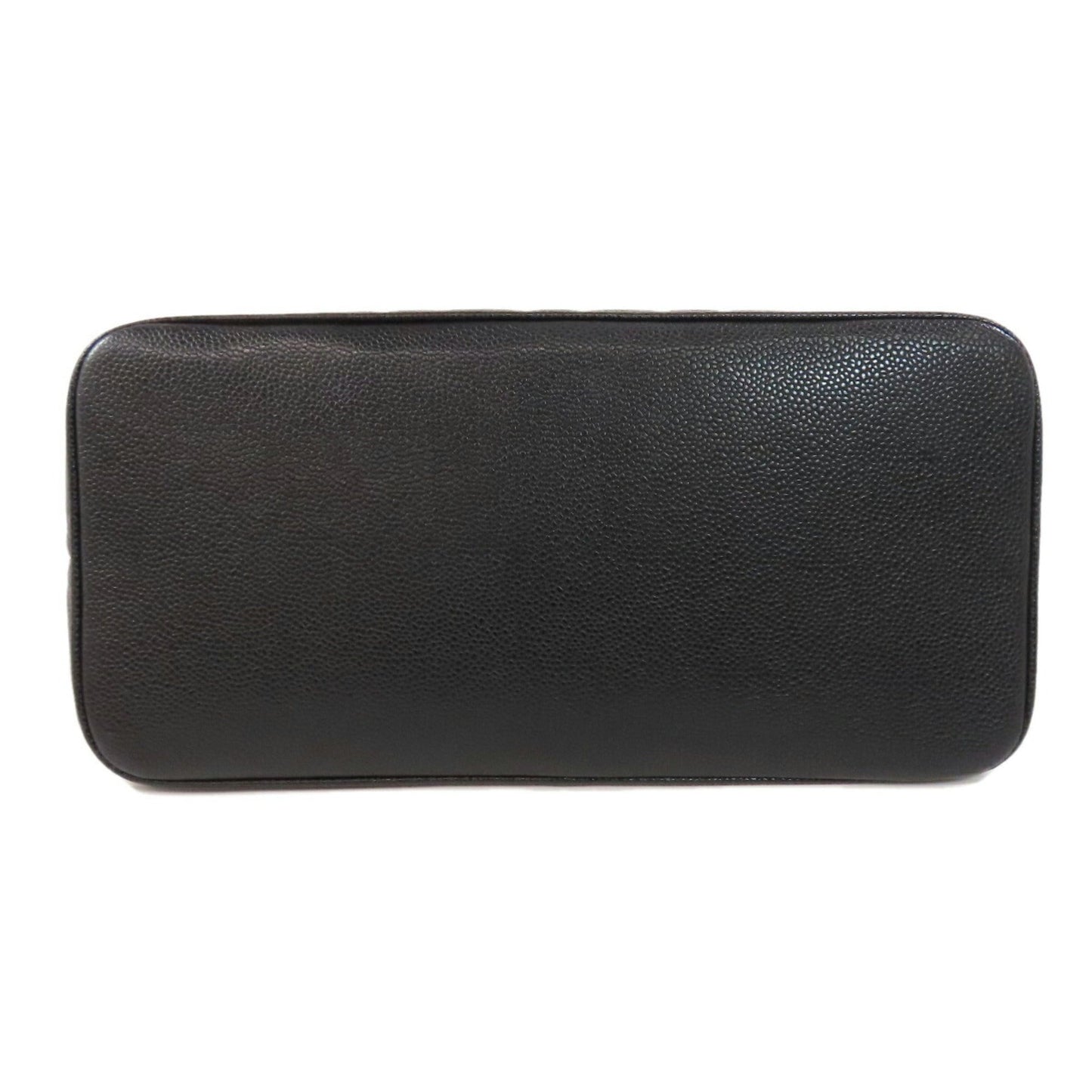 Chanel Black Caviar Leather Tote Bag ()