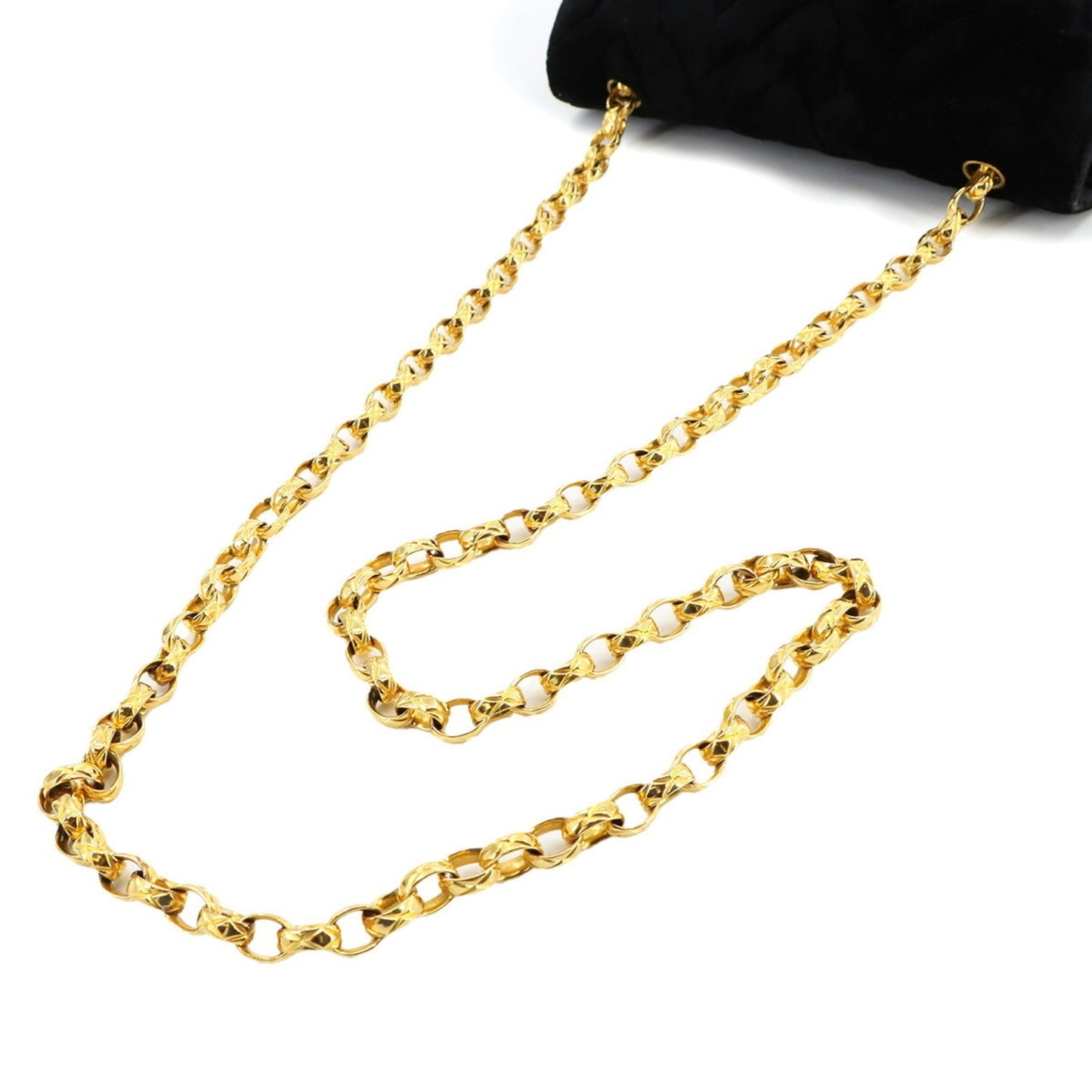 Chanel Black Leather Shoulder Bag ()