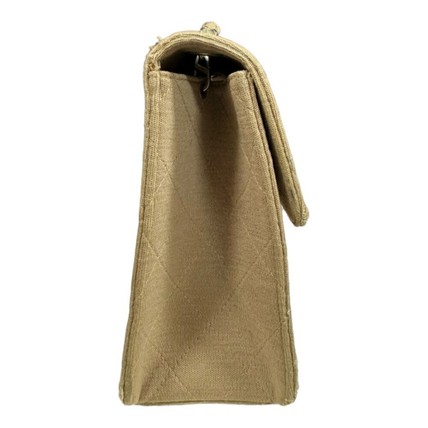 Chanel Beige Cotton Shoulder Bag ()