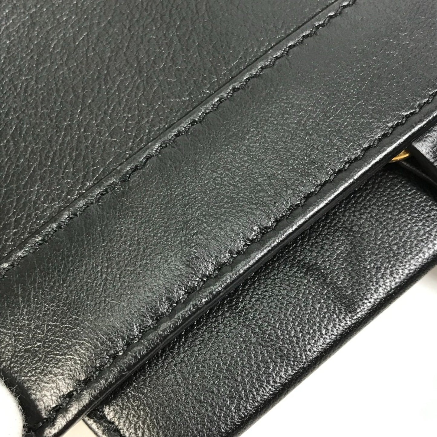 Gucci Black Leather Handbag ()