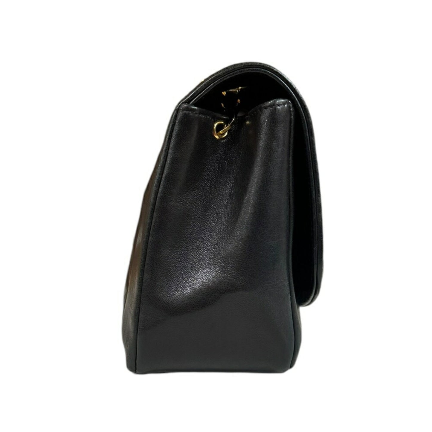 Chanel Black Leather Shoulder Bag ()
