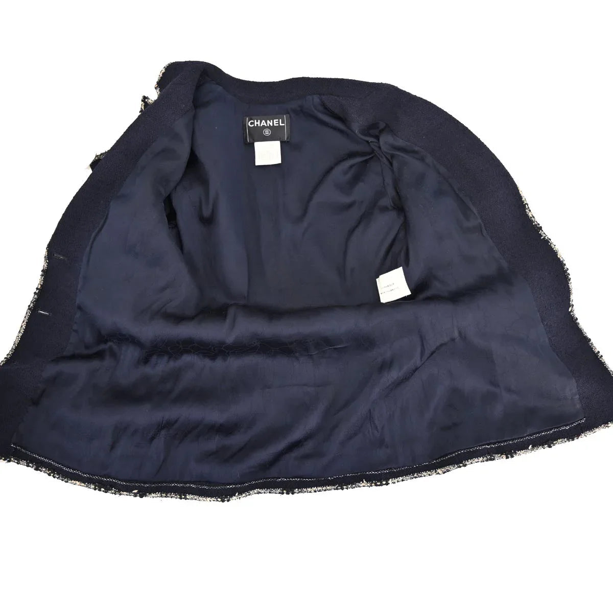 Chanel 2005 Navy & White "Devil Wears Prada" Jacket #38