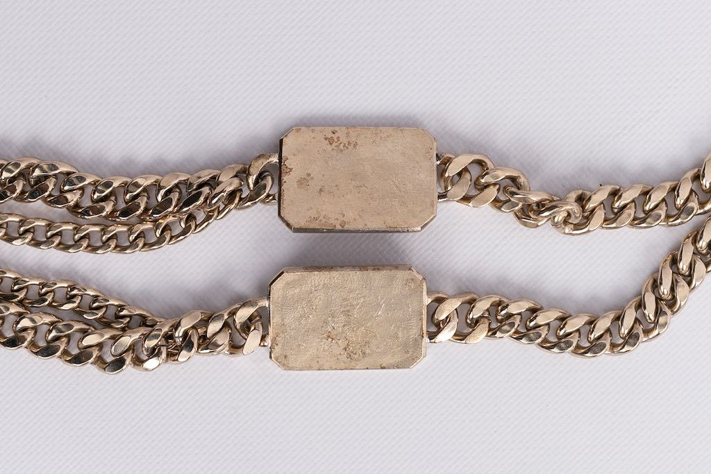 Collier gourmette Chanel Défilé