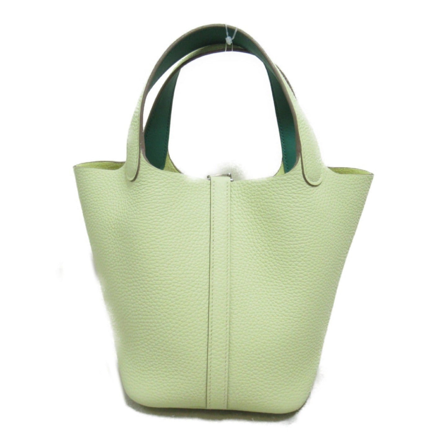 Hermes Picotin Lock PM Leather Handbag Green