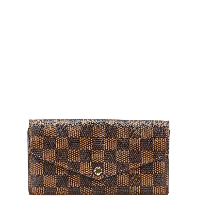 Louis Vuitton Damier Portefeuille Sarah Long Wallet N63209