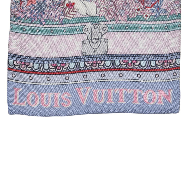 Louis Vuitton Monogram Bandou Vuittonit Brush Scarf M76101