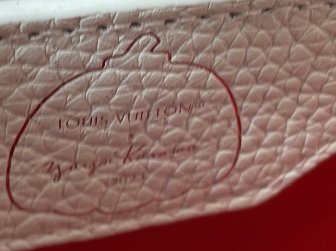 Capucines Bag Yayoi Kusama Flower Infinity Dots Taurillon Leather BB