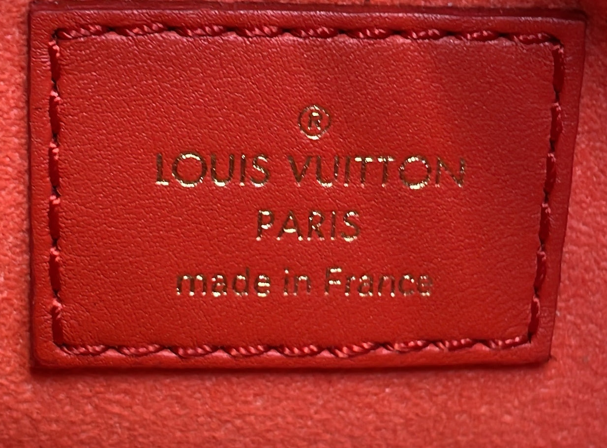 Loop Handbag Nanogram Embossed Leather