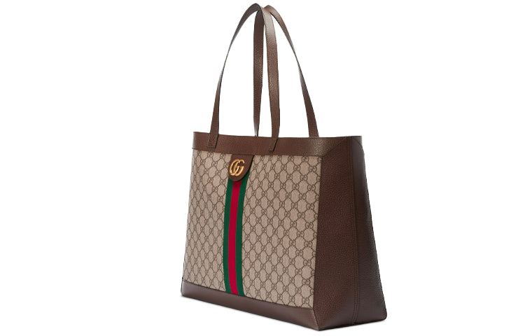 (WMNS) GUCCI Ophidia Series Pattern GGSingle Shoulder Bag Brown 547947-9VE1C-8685