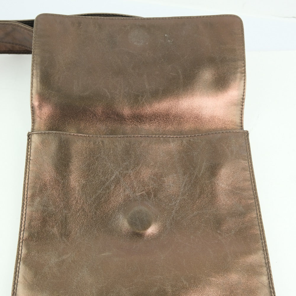 Chanel Brown Leather Shoulder Bag ()