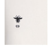 Short-Sleeved Sweater • Ecru Cashmere and Silk Knit