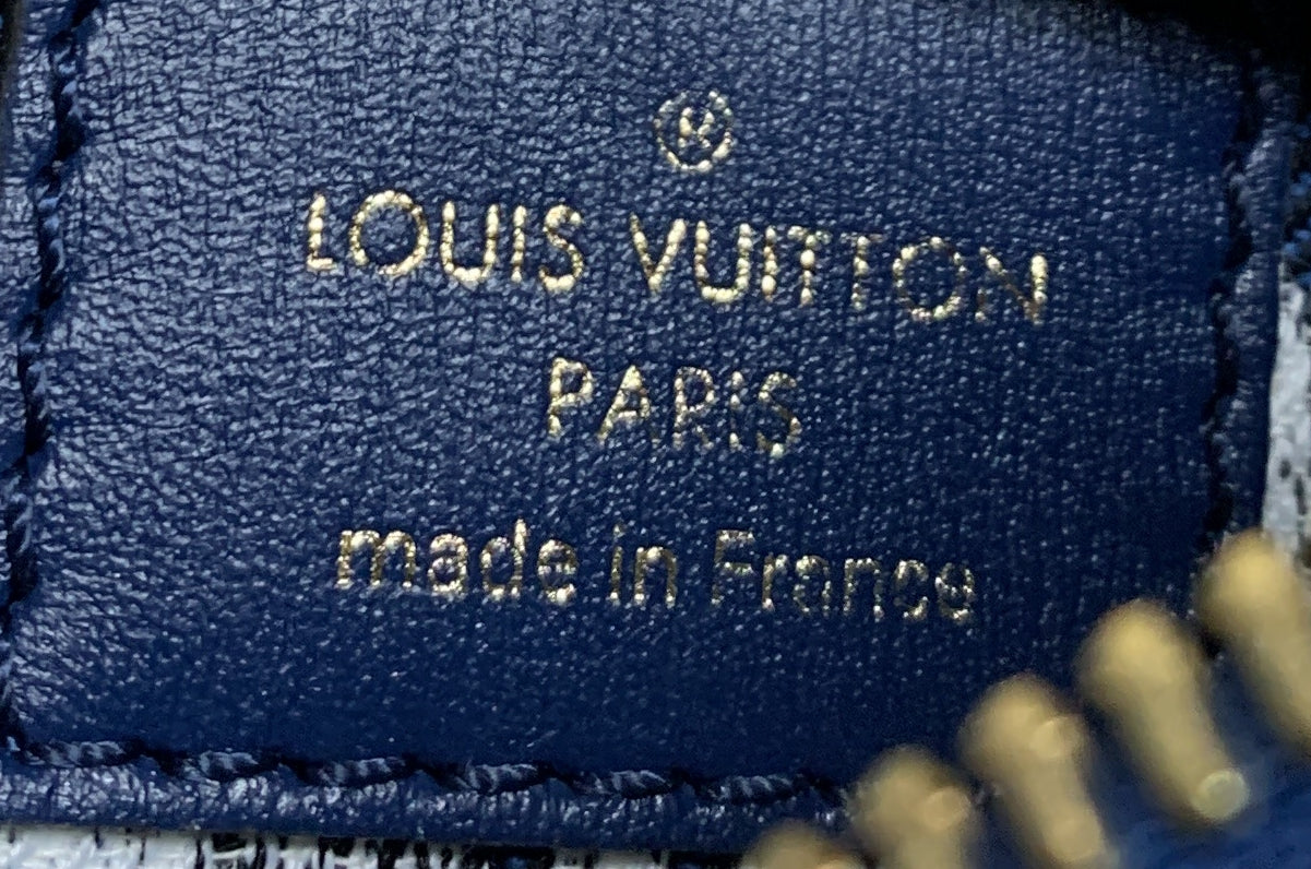 Loop Handbag Monogram Jacquard Denim