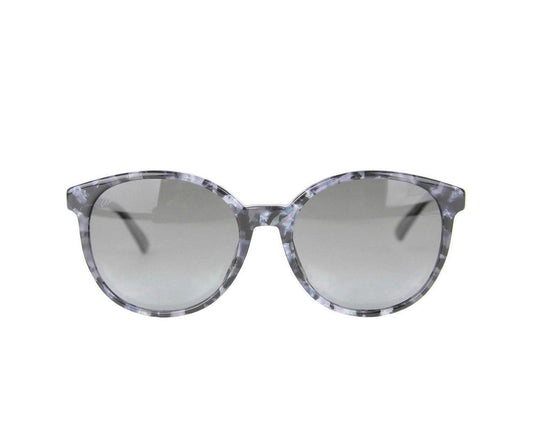 Gucci Unisex Black / Gray Plastic Round Frame Sunglasses G GG 3722/S 372819
