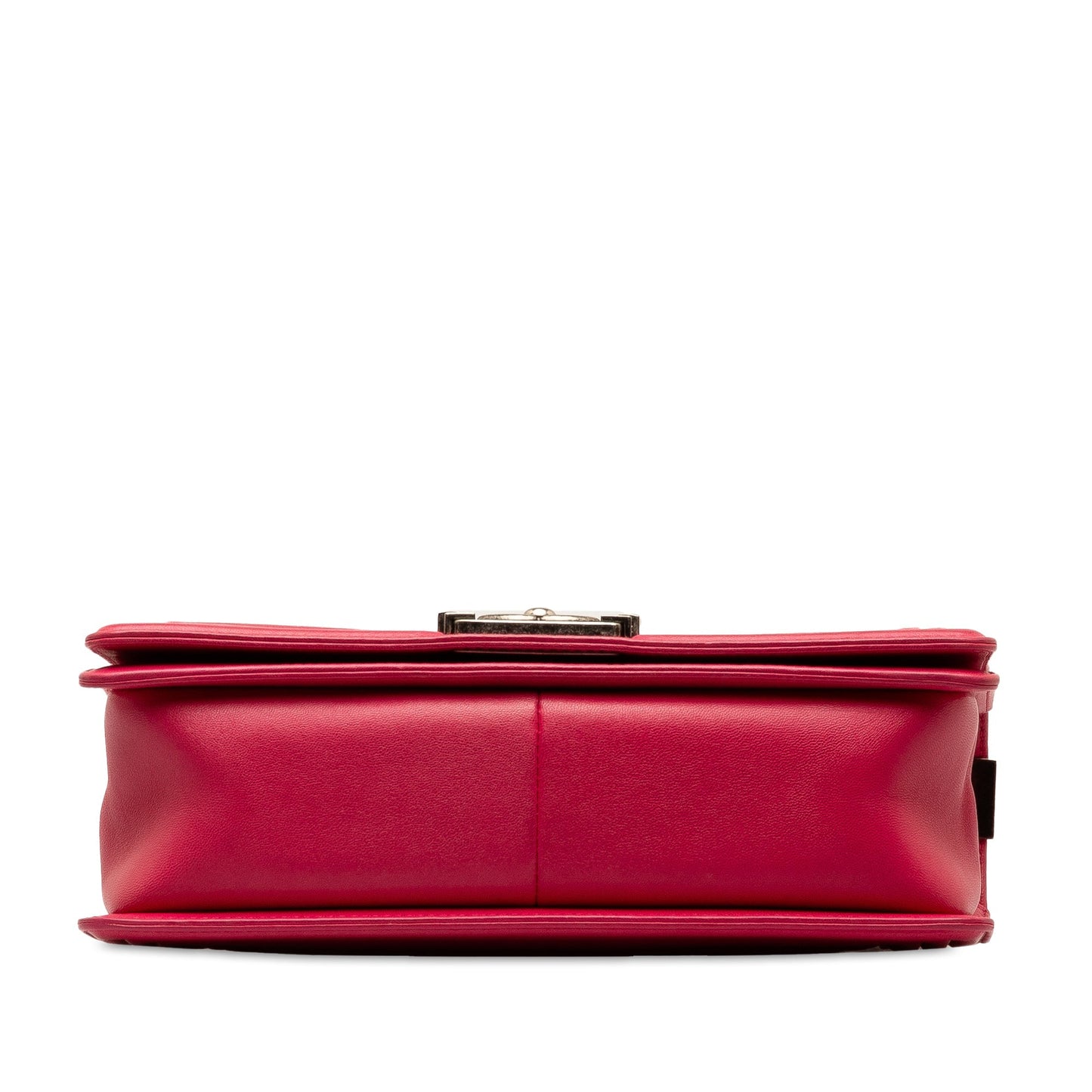 Pink Chanel Medium Lambskin Boy Flap Crossbody Bag