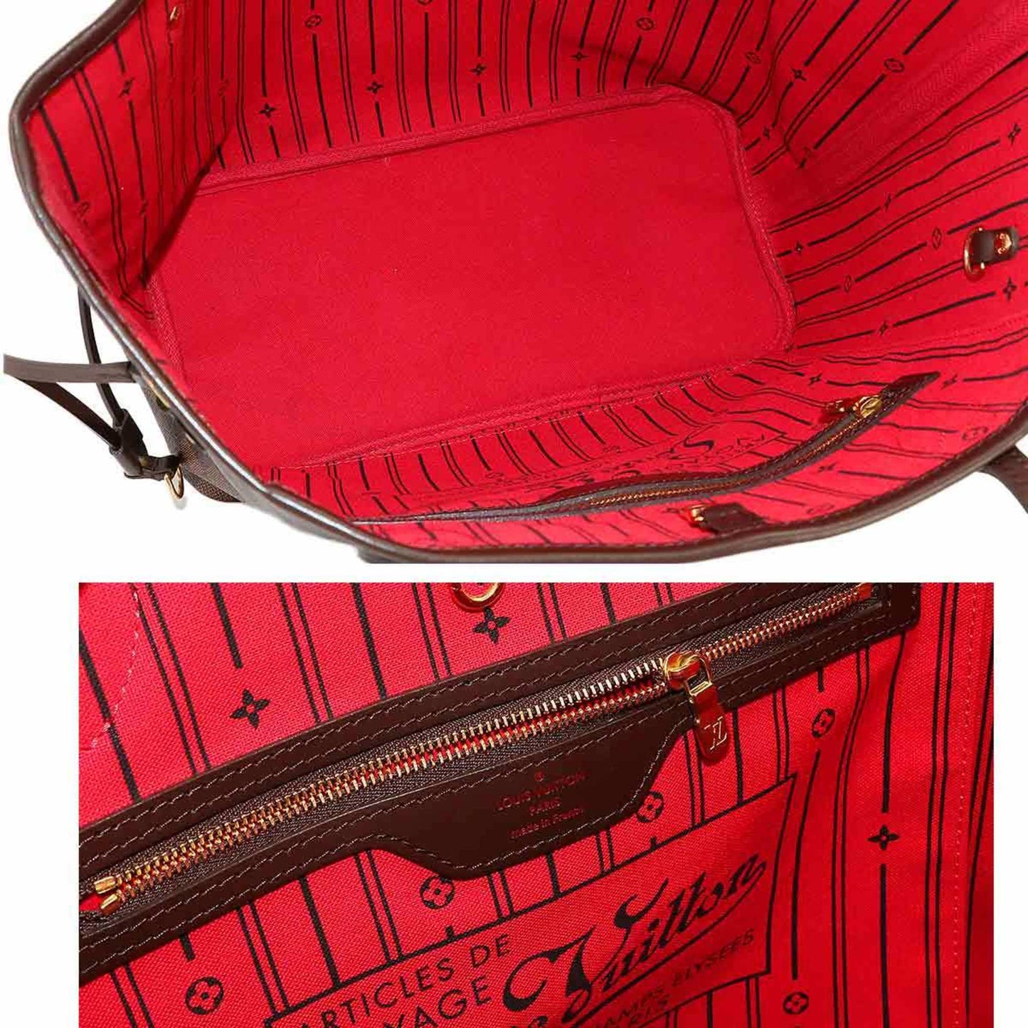 Louis Vuitton Neverfull Canvas Tote Bag ()