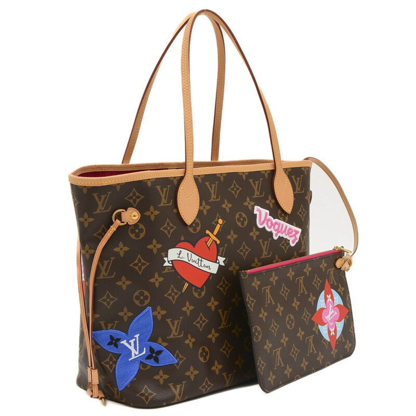 Louis Vuitton Neverfull Mm Canvas Tote Bag ()