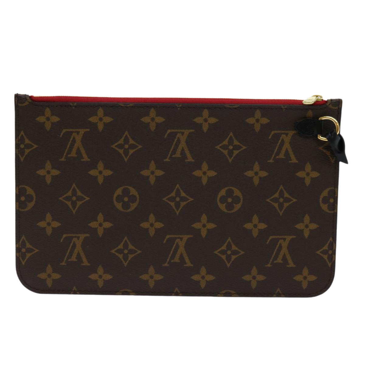 Louis Vuitton Neverfull Pouch Canvas Clutch Bag ()