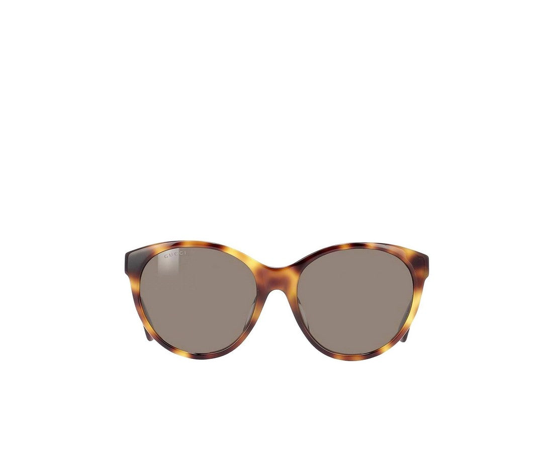 Gucci Women's Havana Oversize Acetate Sunglasses