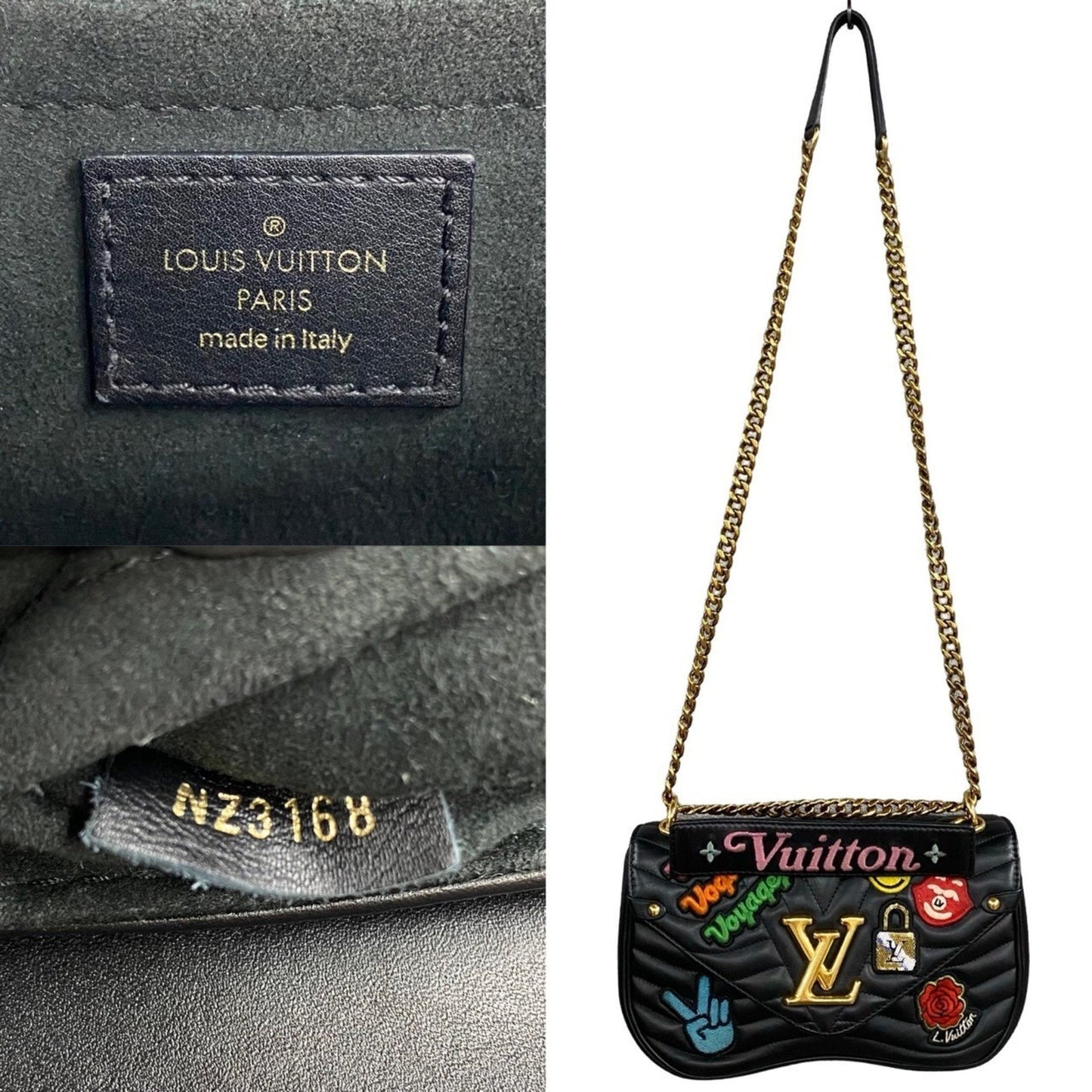 Louis Vuitton New Wave Leather Shoulder Bag ()