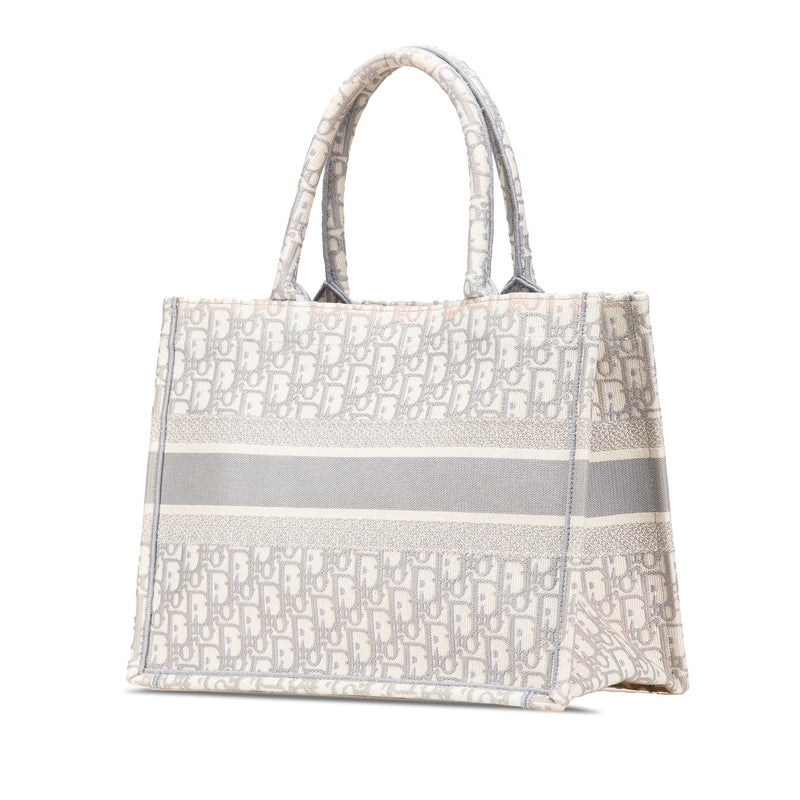 Christian Dior Book Tote Oblique Canvas Tote Bag