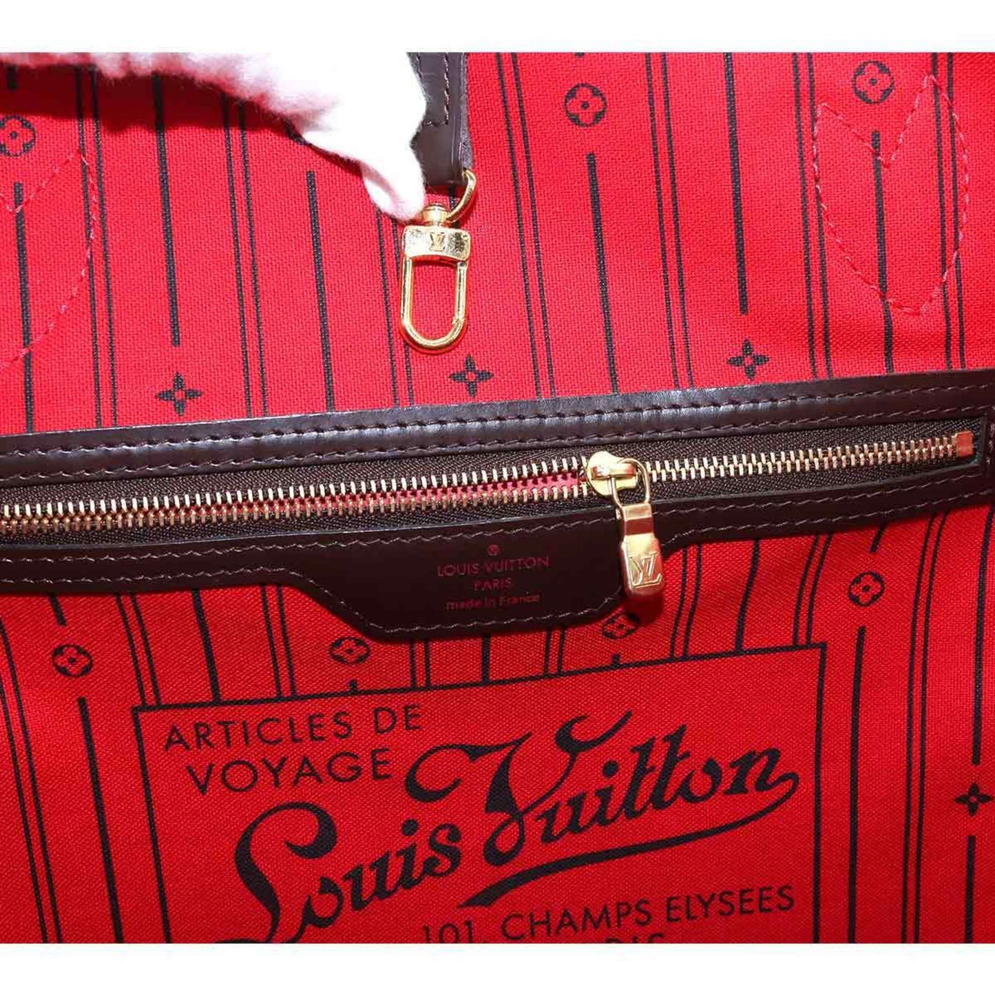 Louis Vuitton Neverfull Mm Canvas Tote Bag ()