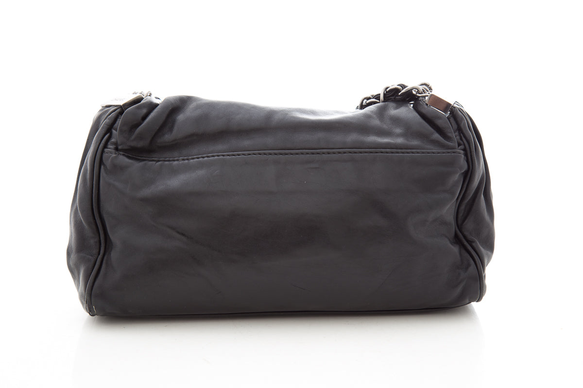Chanel Black Rock and Chain Shoulder Bag