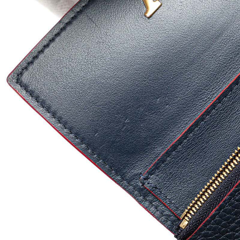 Louis Vuitton Taurillon Portefeuille Capucines Tri-fold Wallet M63741