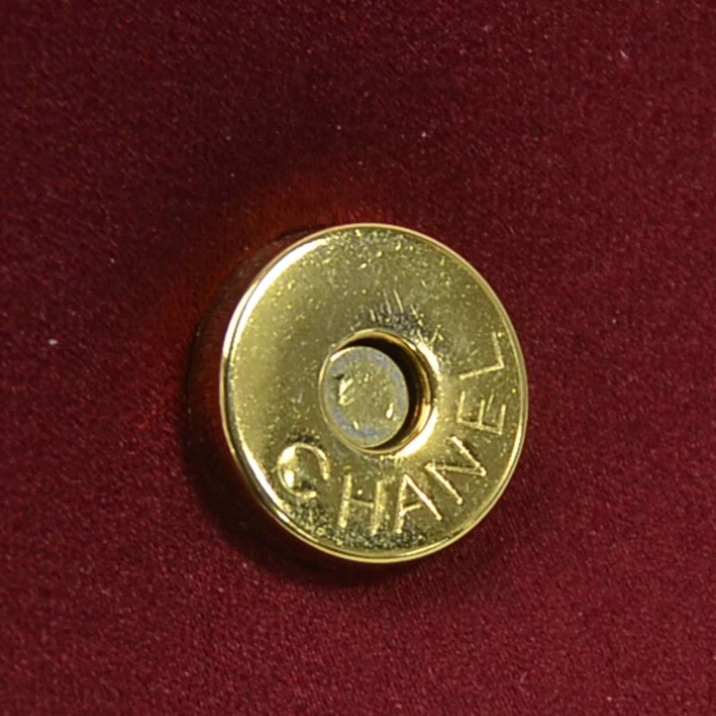 Chanel Bordeaux Synthetic Sac Rabat shopper bag