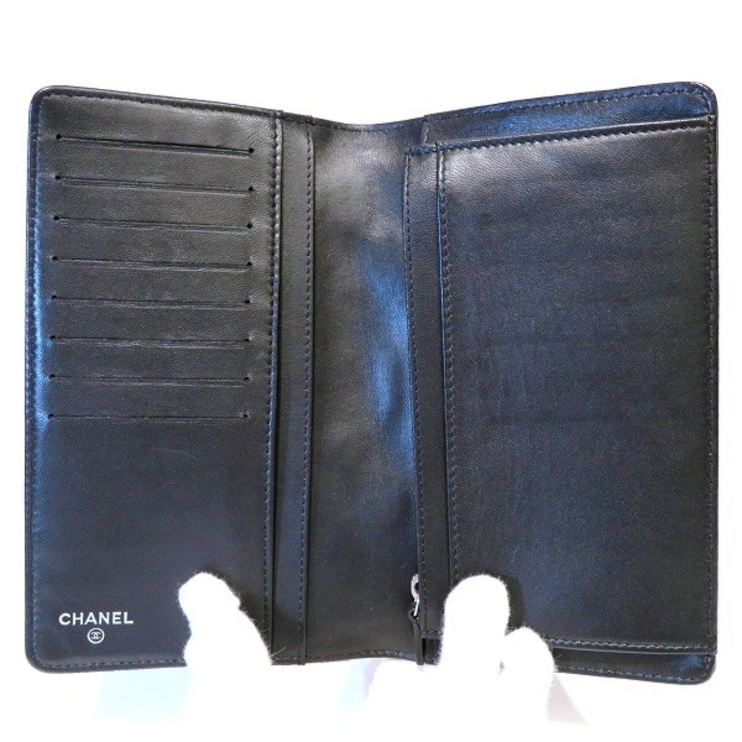 Chanel Black Leather wallet accessories