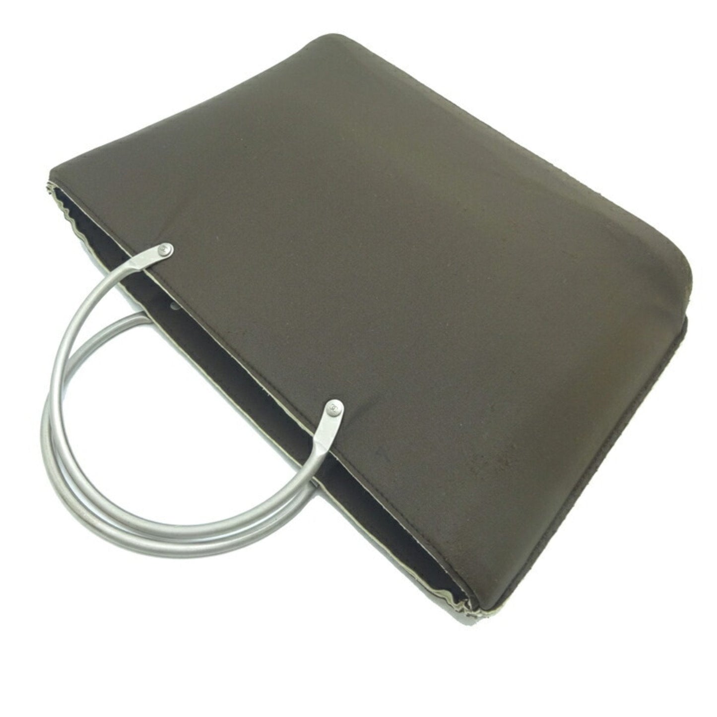 Chanel Brown Synthetic Vintage handbag bag