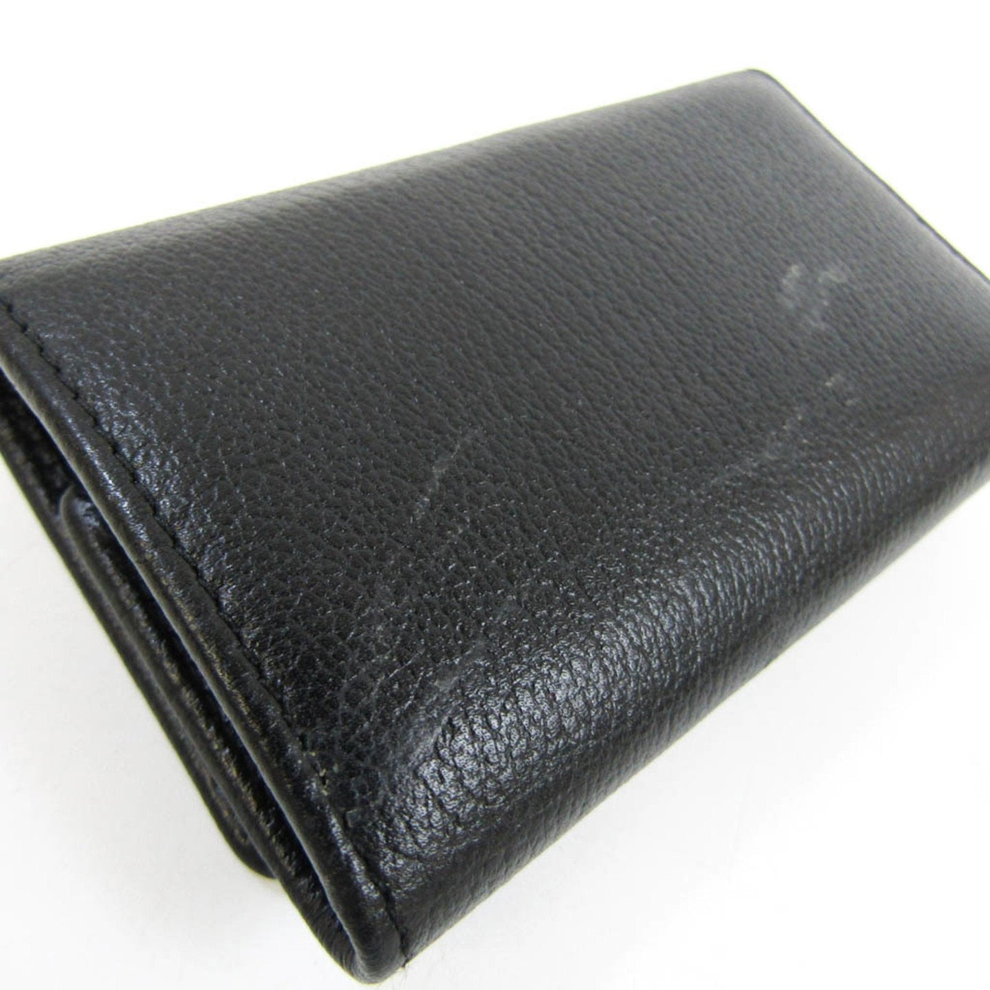 Chanel Black Leather Camellia wallet accessories