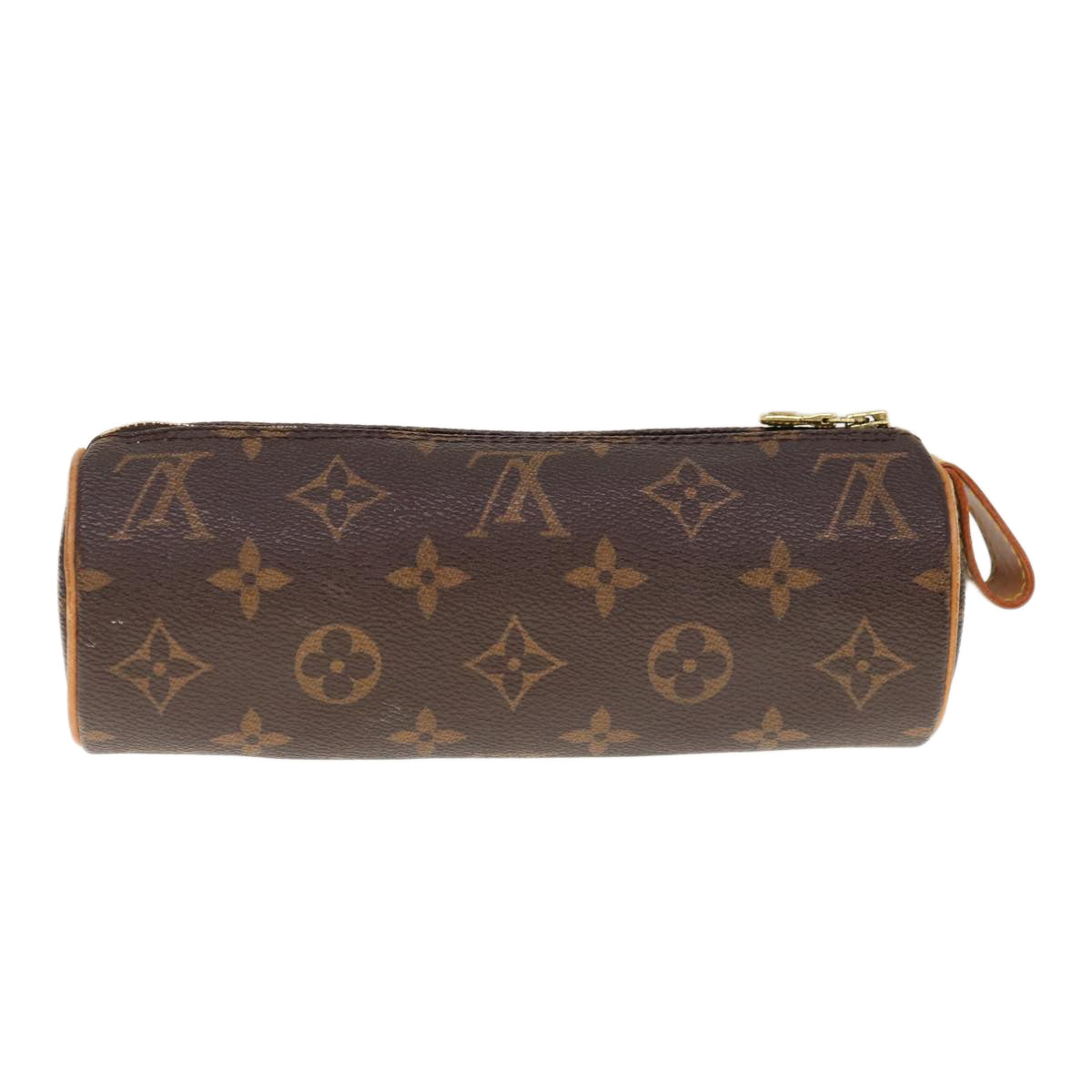 Louis Vuitton Trousse Rond Canvas Clutch Bag ()