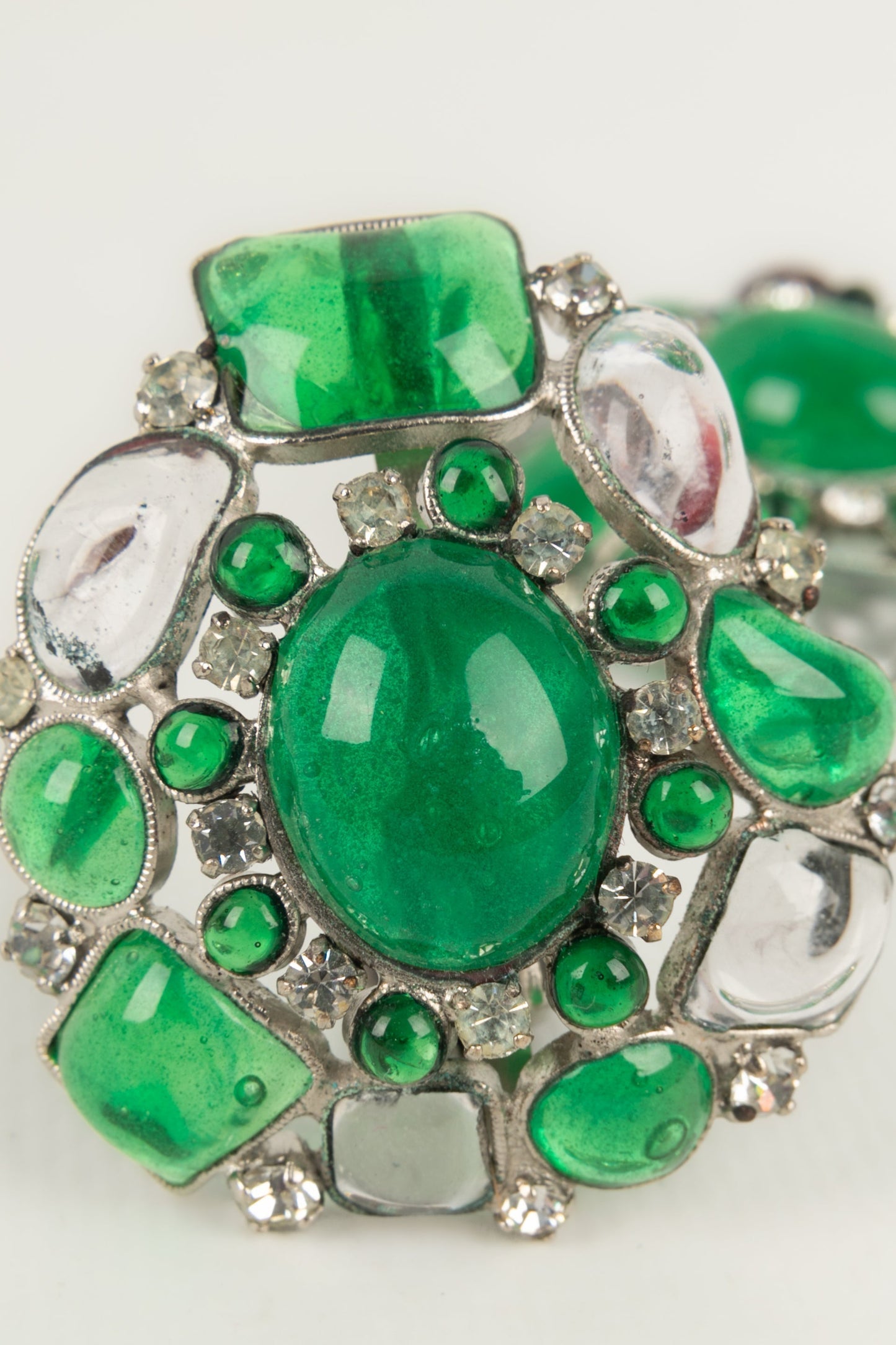 Boucles d'oreilles Gripoix pour Chanel