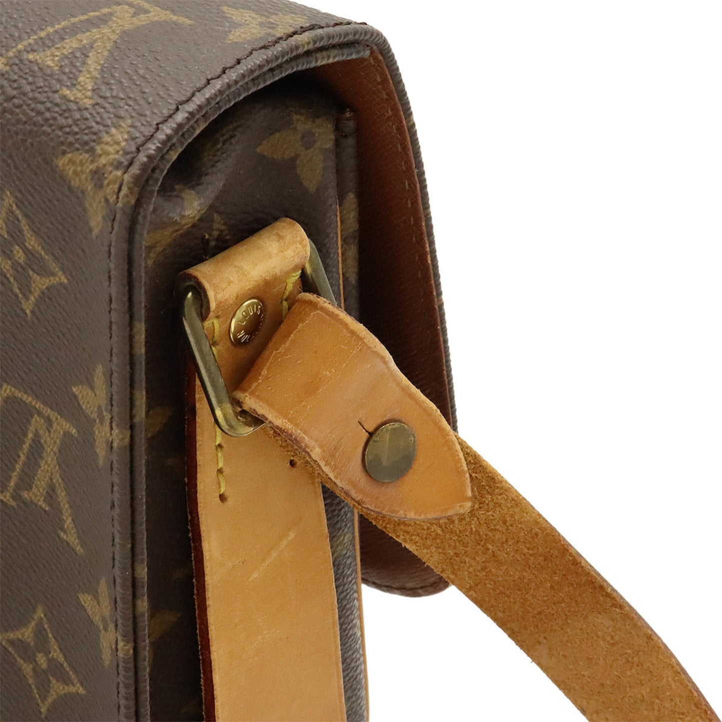 Louis Vuitton Cartouchiere  Canvas Shoulder Bag ()