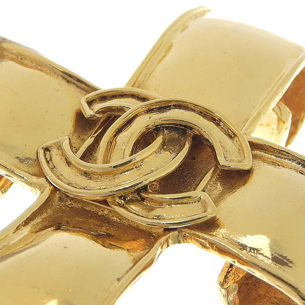 Chanel Broche Gold Gold Plated Brooch Jewelry ()