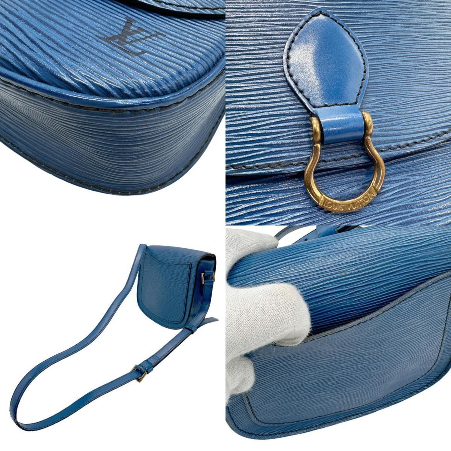 Louis Vuitton Saint Cloud Leather Shoulder Bag ()