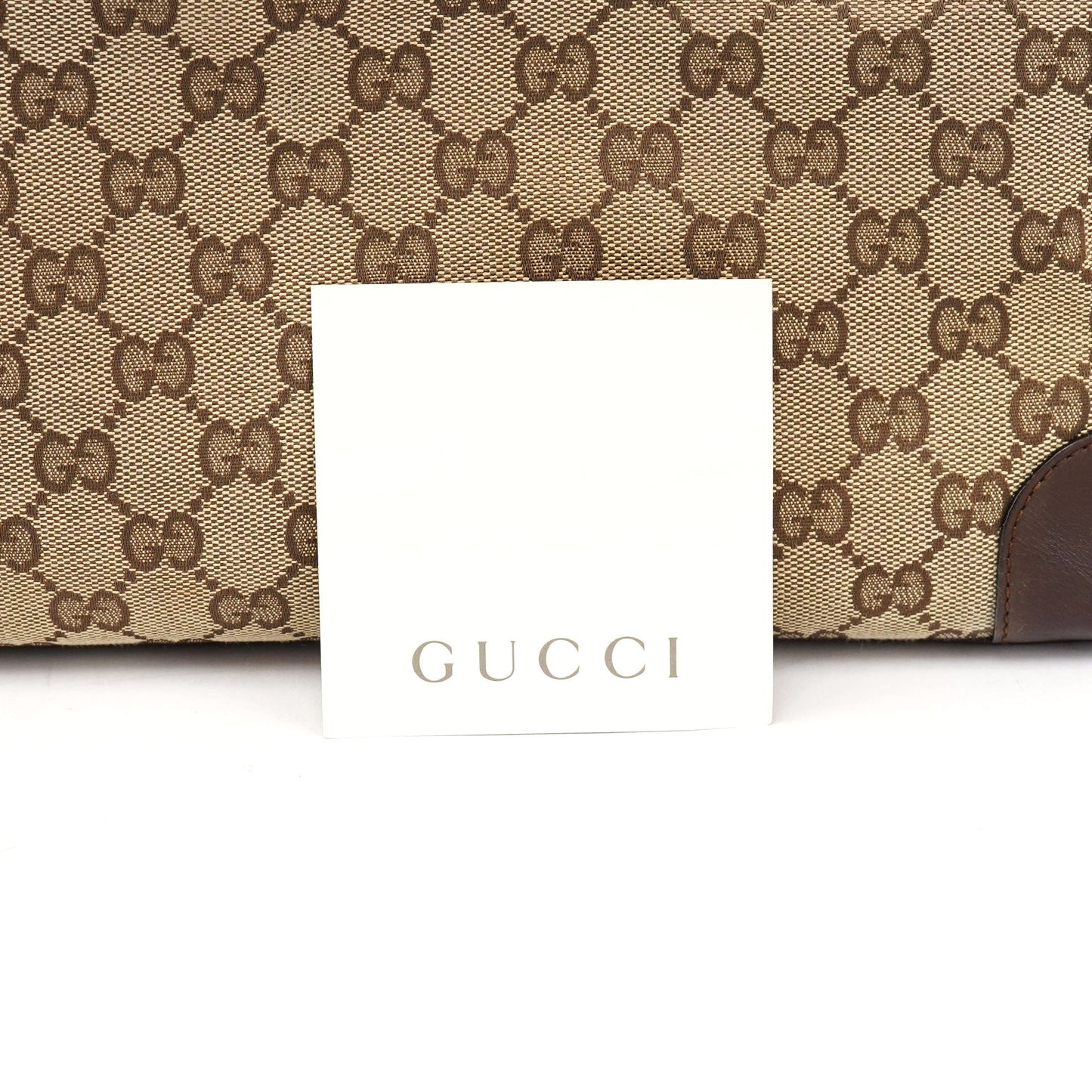 002 1119 Beige Brown GG Tote Bag