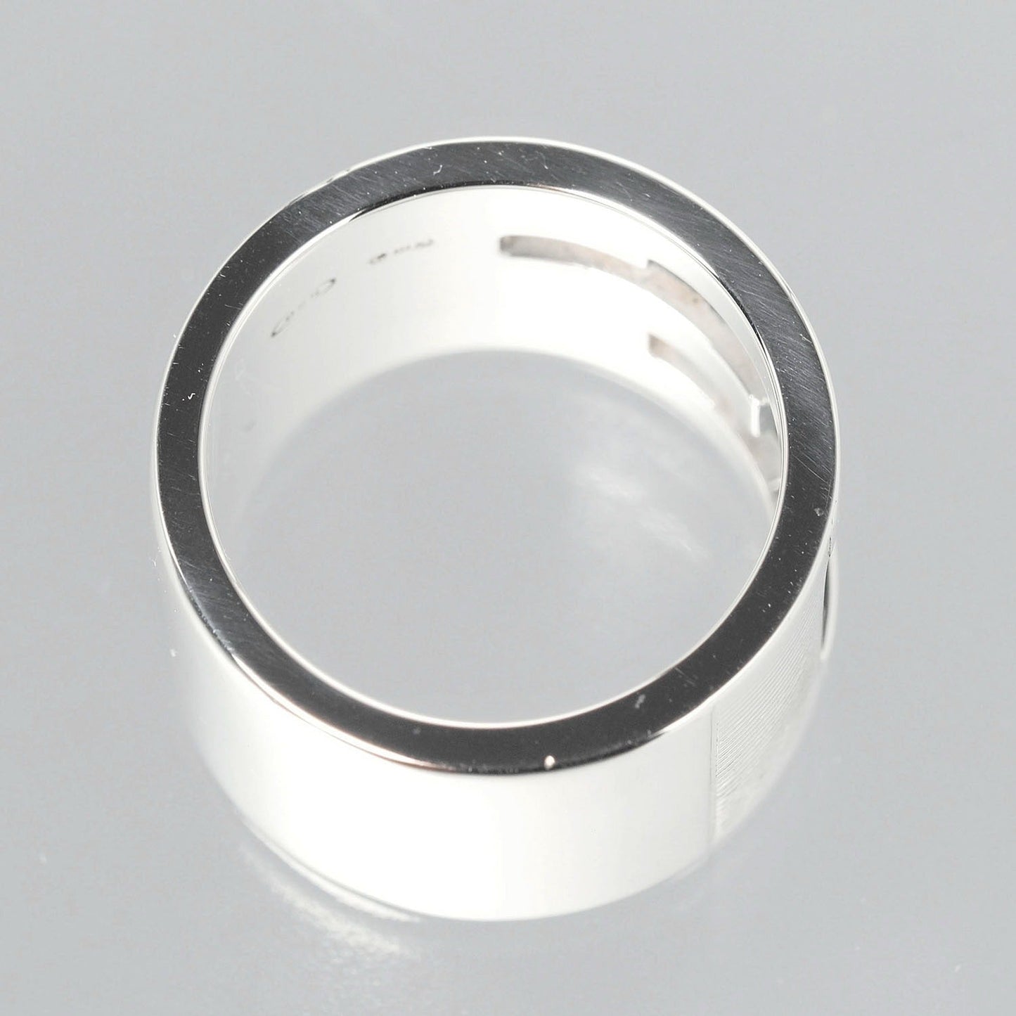 Gucci Logo G Silver Silver Ring Jewelry ()