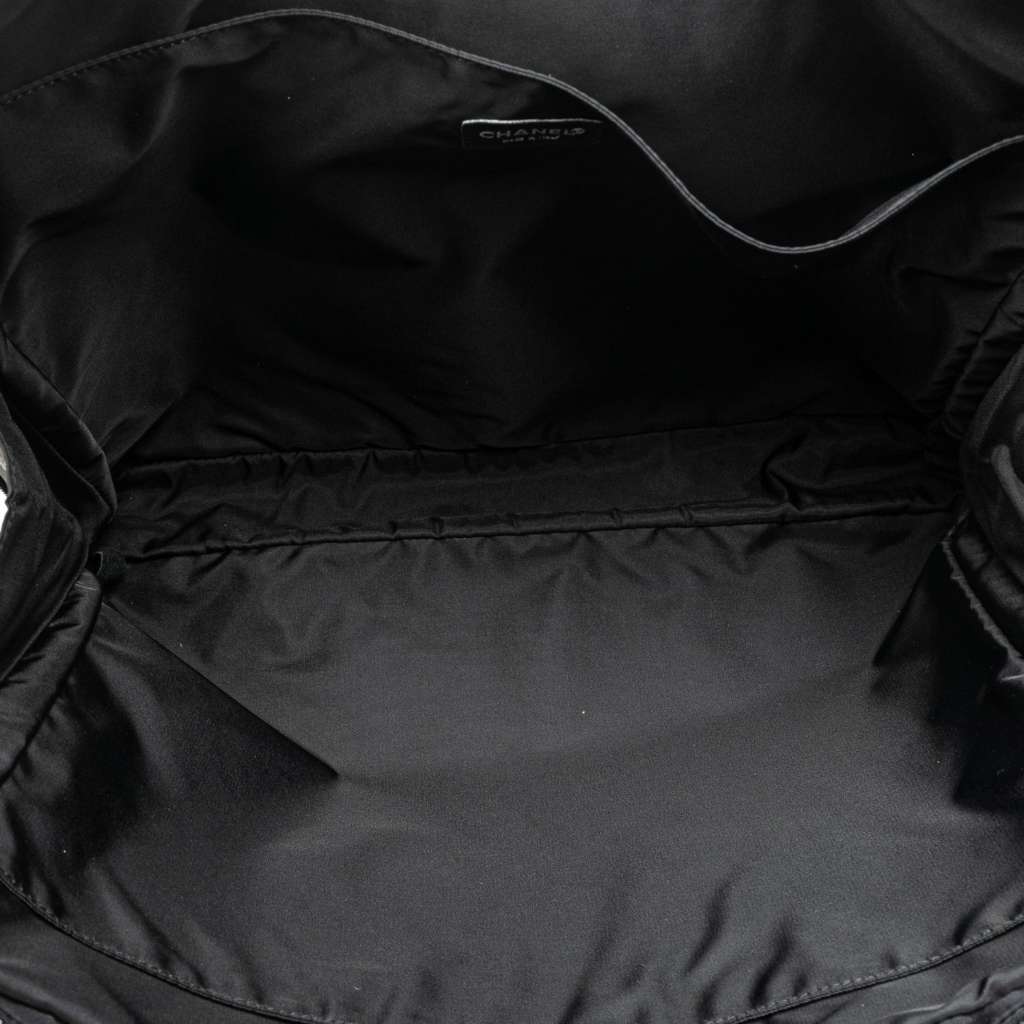 Black Chanel New Travel Line Business Bag