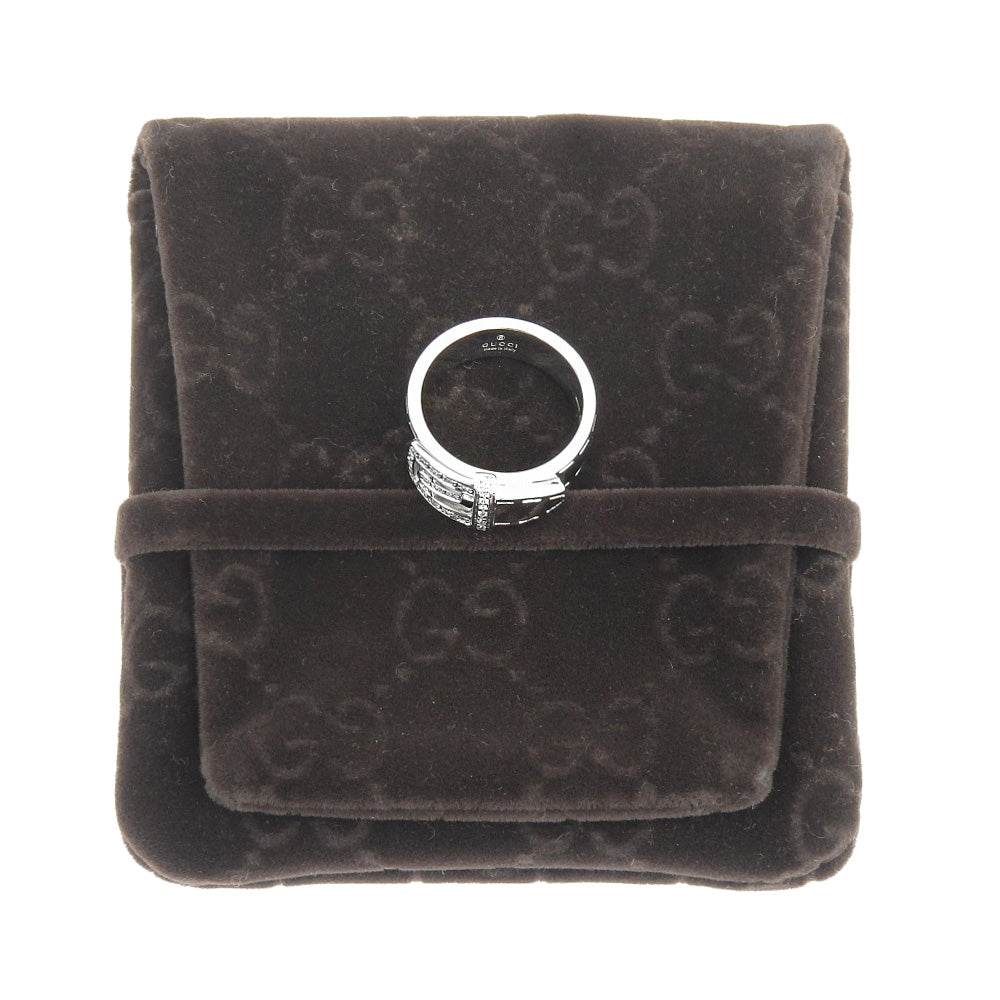 Gucci Belt Ring Silver White Gold Ring Jewelry ()