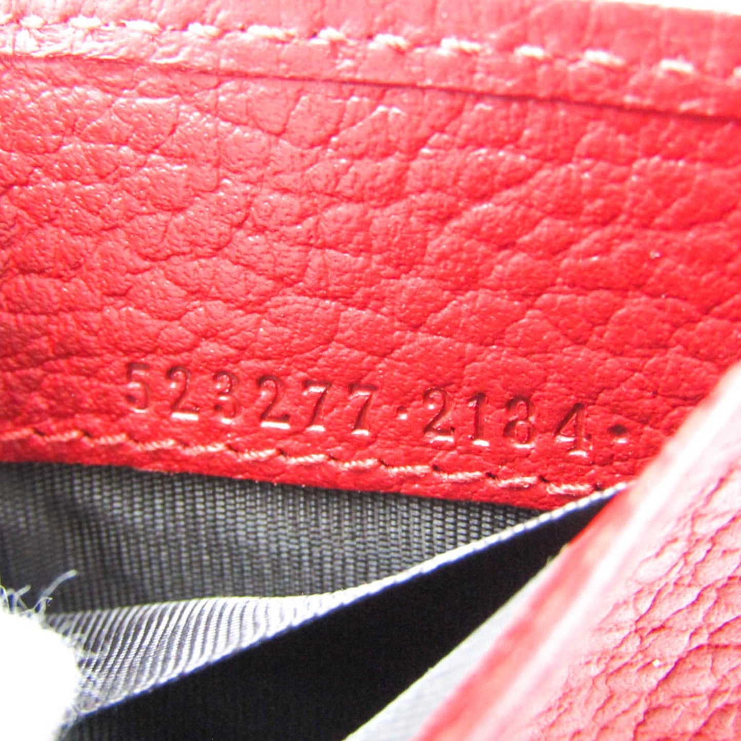 Gucci Marmont Red Leather Wallet ()